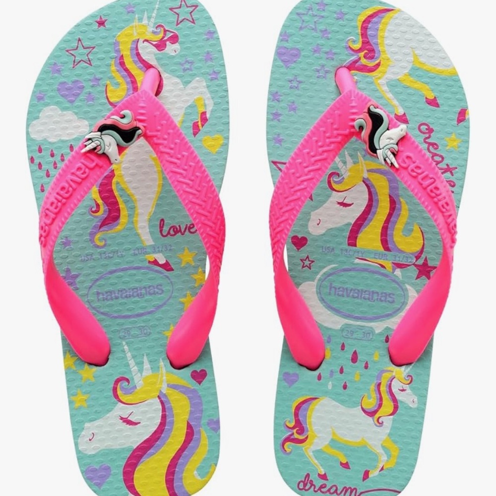 Havaianas Kids Unicorn Flip Flops
